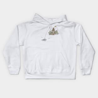 Colored Slow Life Kids Hoodie